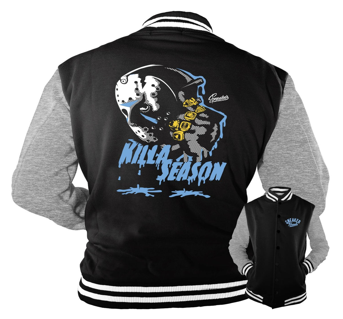 Retro 3 Valor Blue Killa Season Jacket