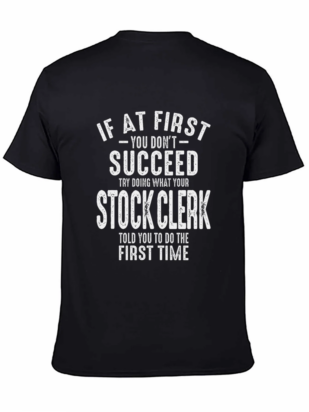 Stock Clerk T-Shirt - Funny Sarcastic Tee product image 4