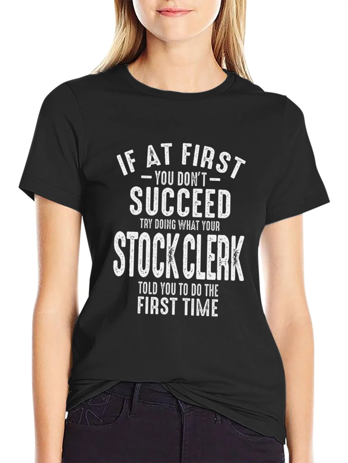Stock Clerk T-Shirt - Funny Sarcastic Tee product image 2
