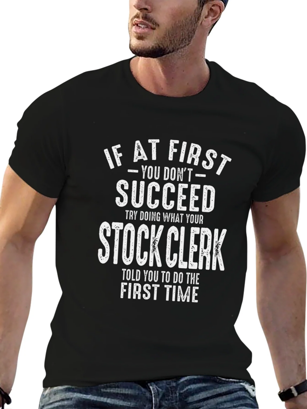 Stock Clerk T-Shirt - Funny Sarcastic Tee product image 6