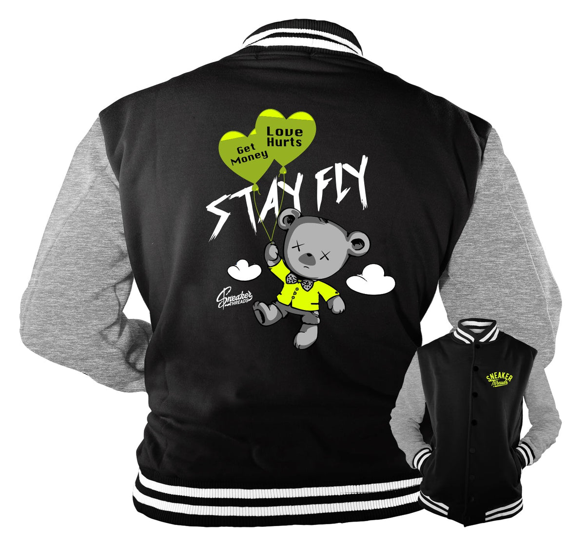 Retro 4 Neon 95 Money Over Love Jacket