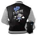 Retro 3 Valor Blue Money Over Love Jacket
