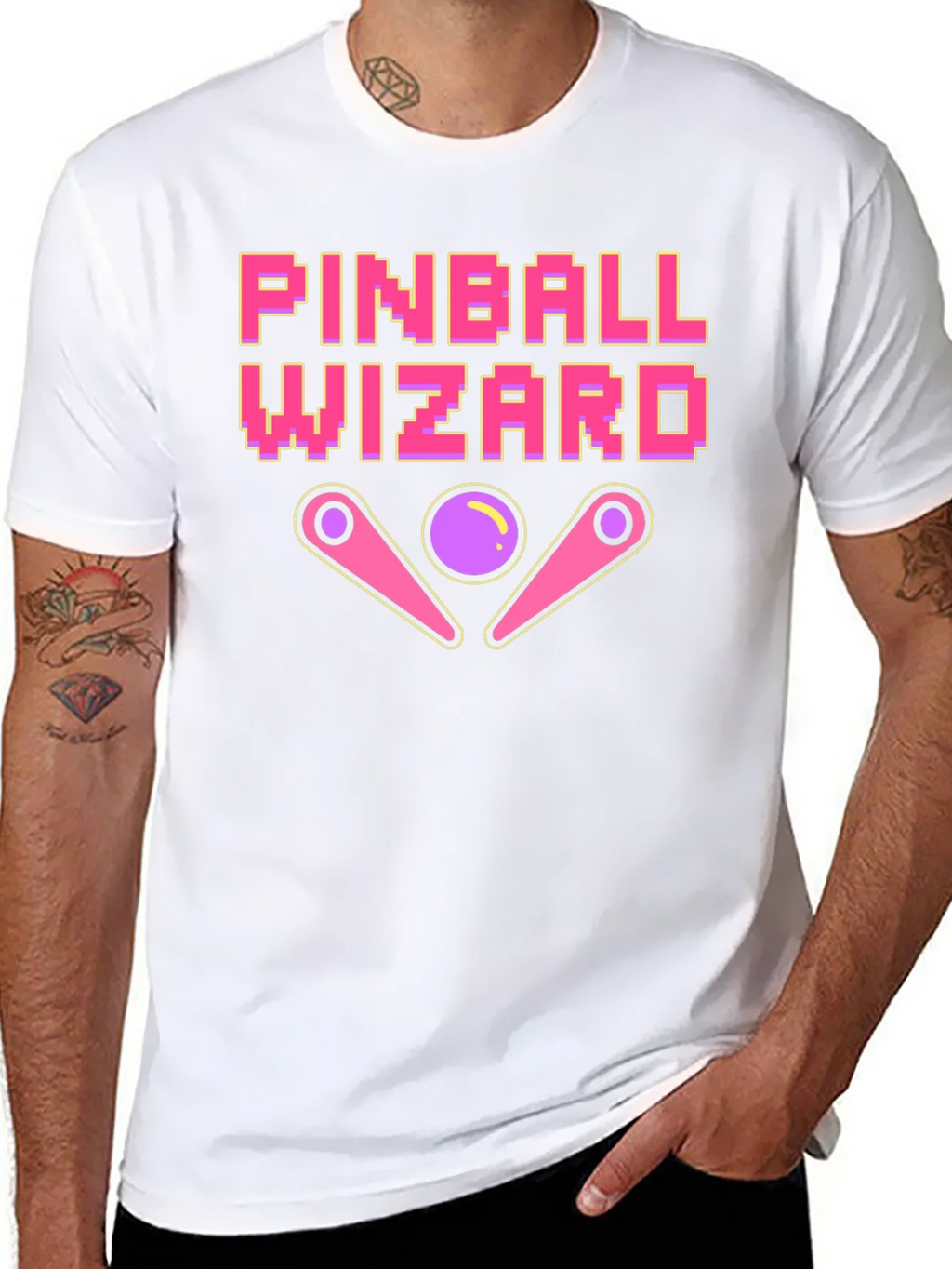Pinball Wizard T-Shirt - Retro Arcade Design product image 6