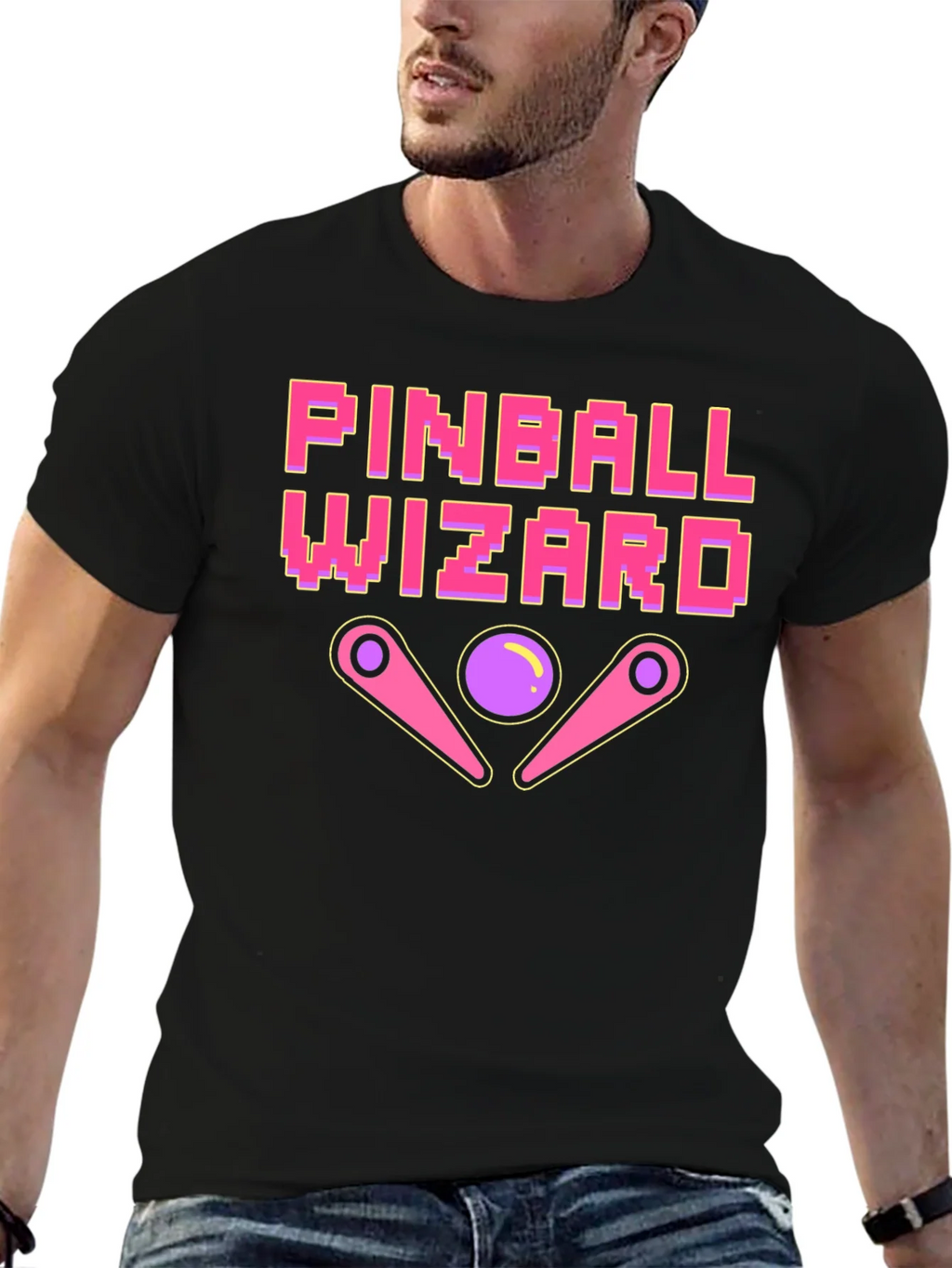 Pinball Wizard T-Shirt - Retro Arcade Design product image 5