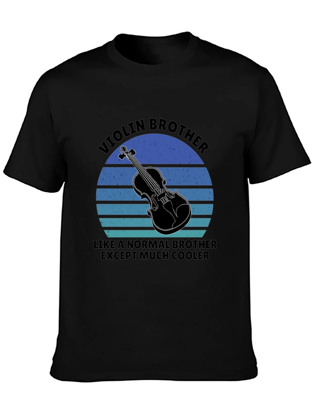 Violin Brother Graphic Tee - Cool Musician T-Shirt product image 3