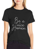 Be a Nice Human Graphic Tee - Unisex Casual T-Shirt product image 1