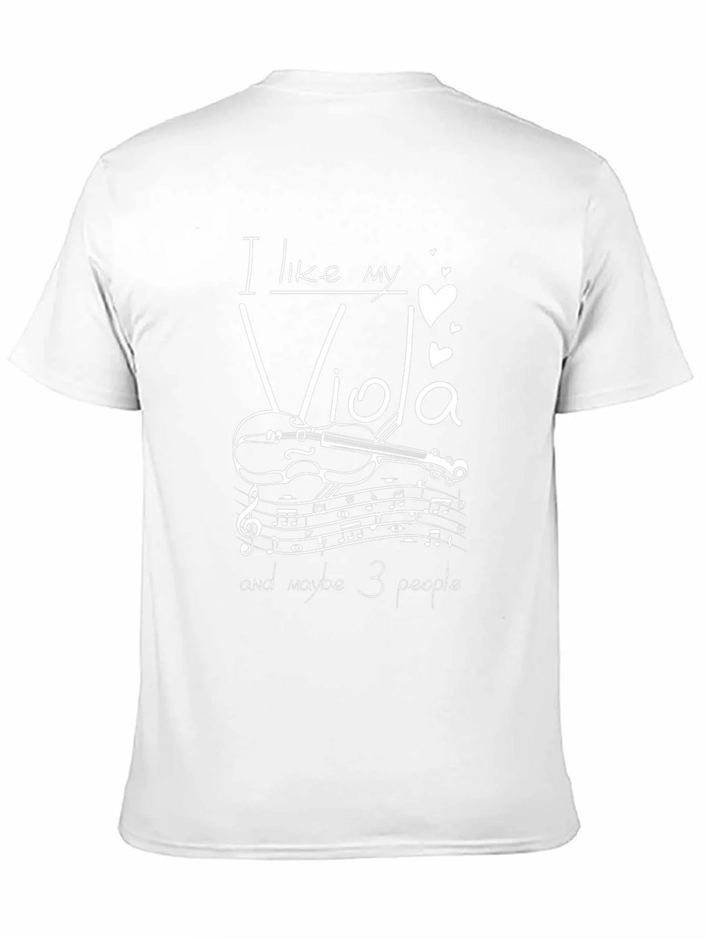 I Like My Viola T-Shirt product image 10