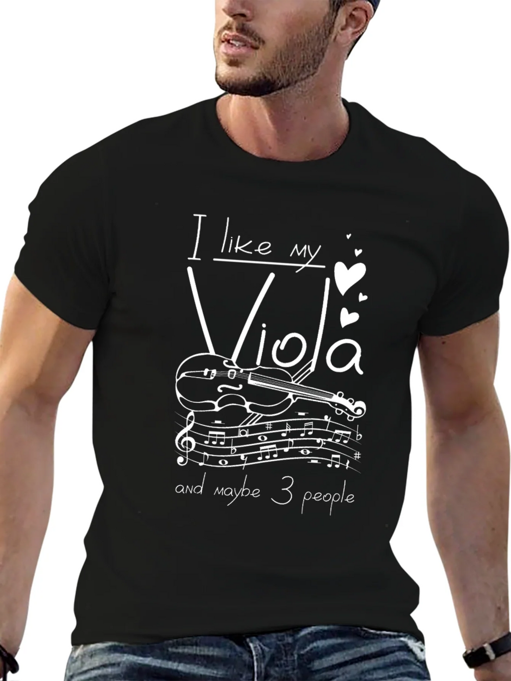 I Like My Viola T-Shirt product image 6