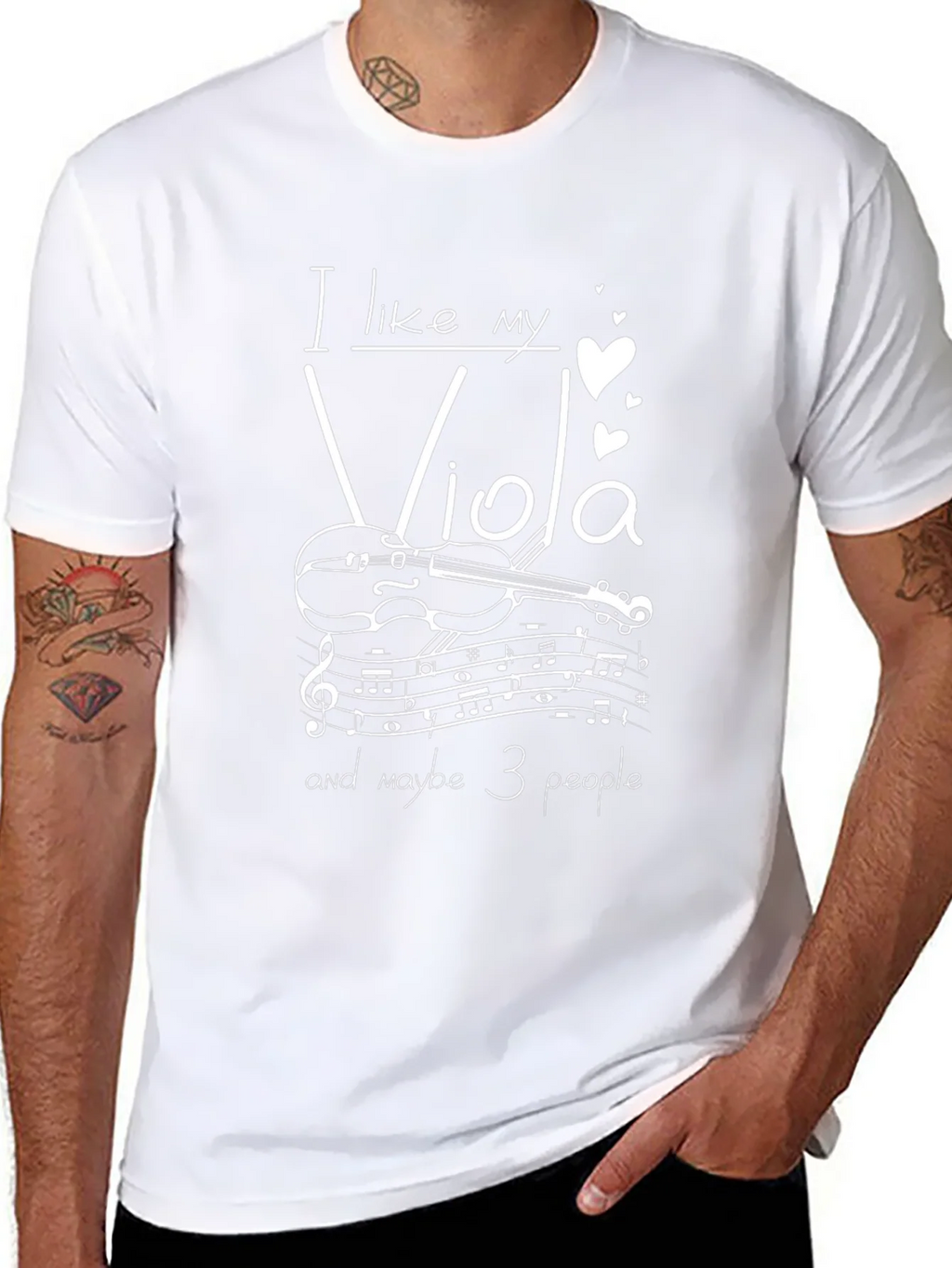 I Like My Viola T-Shirt product image 7