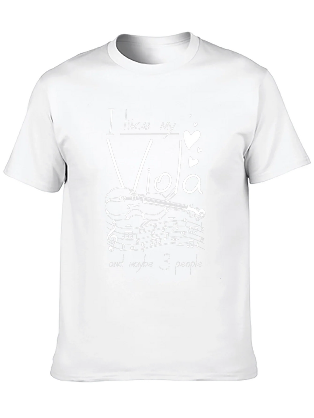 I Like My Viola T-Shirt product image 9