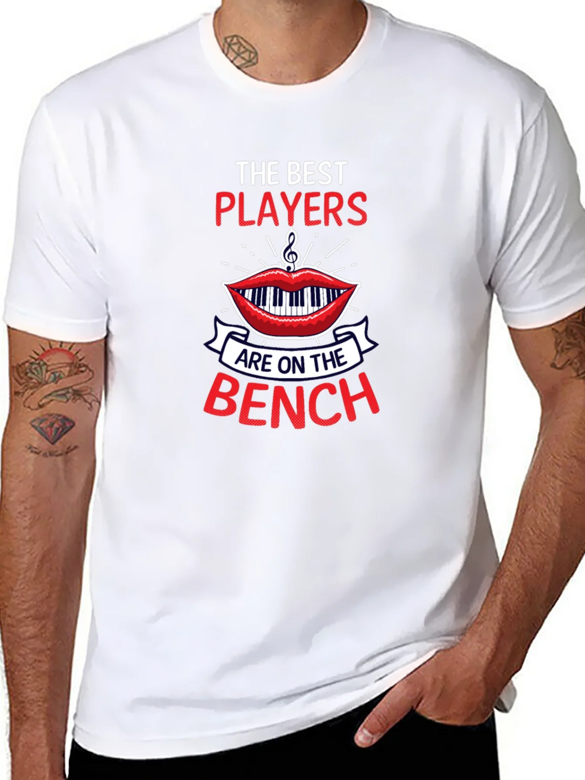 The Best Players Bench T-Shirt - Musical Humor product image 7