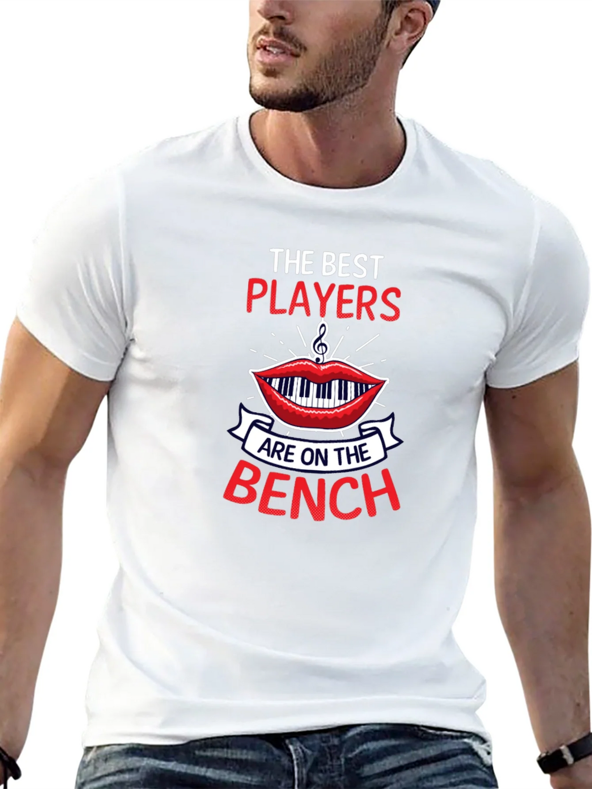 The Best Players Bench T-Shirt - Musical Humor product image 12