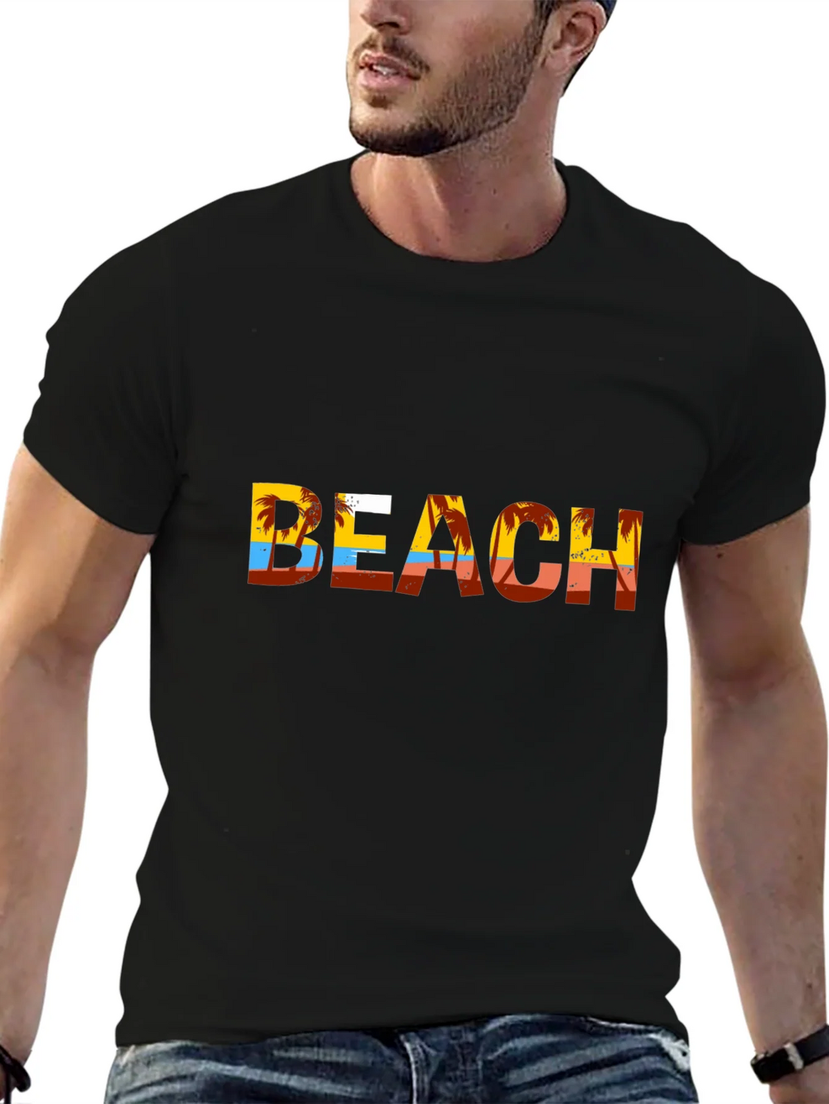 Beach Palm Tree Graphic T-Shirt - Vacation Vibes product image 5