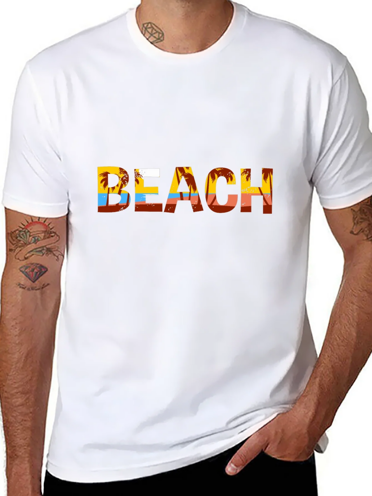 Beach Palm Tree Graphic T-Shirt - Vacation Vibes product image 6