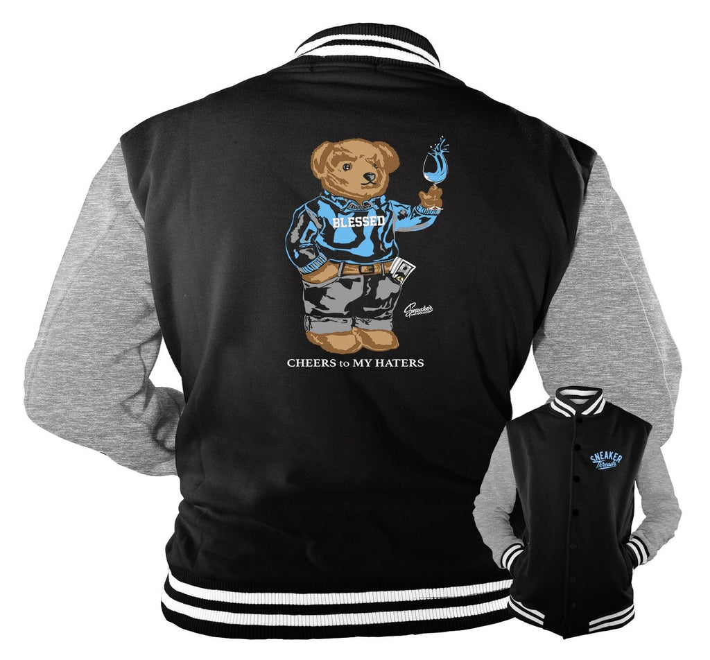 Retro 3 Valor Blue Cheers Bear Jacket