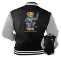 Retro 3 Valor Blue Cheers Bear Jacket