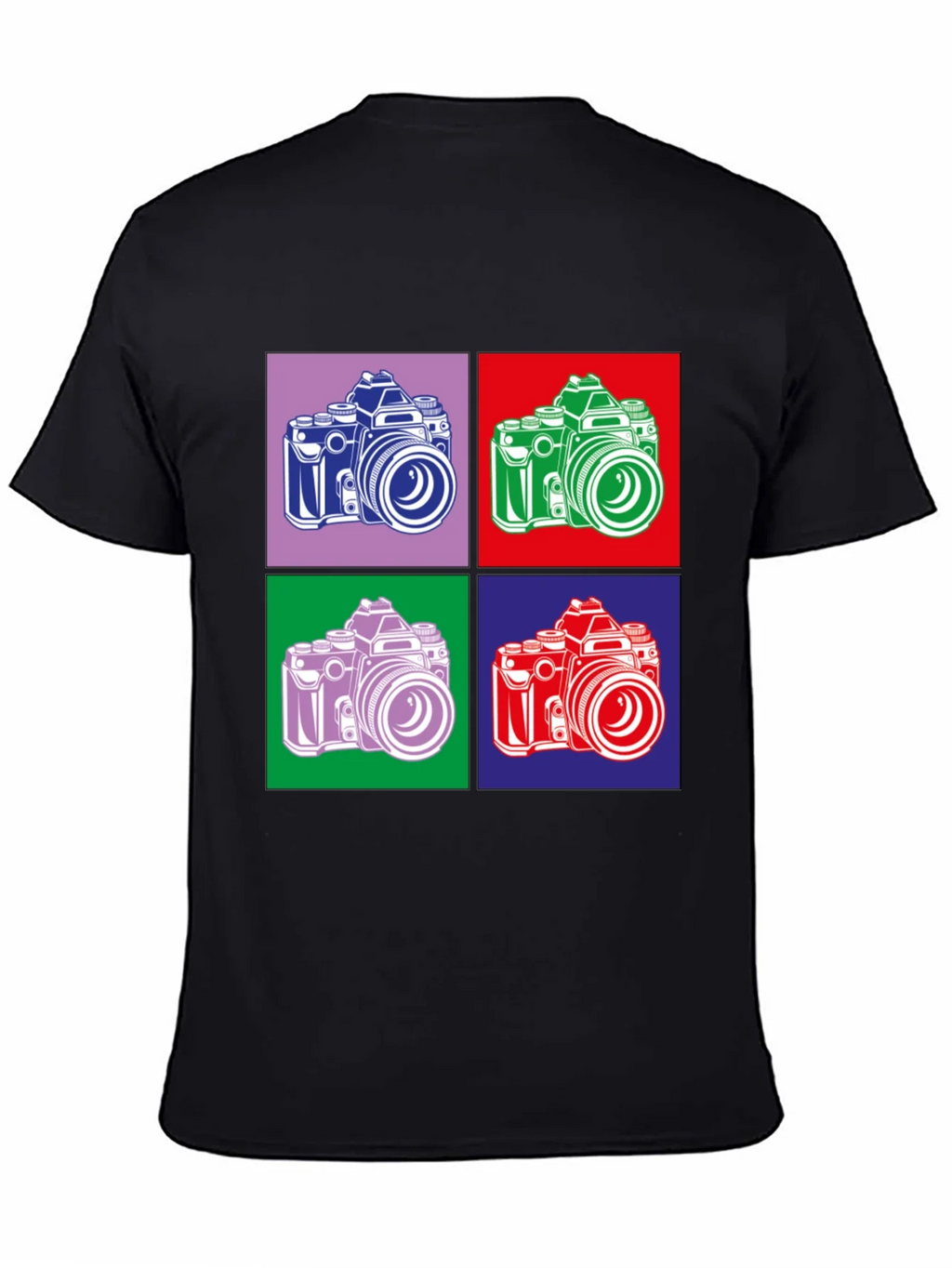 Retro Camera Graphic Tee - Pop Art Style product image 4