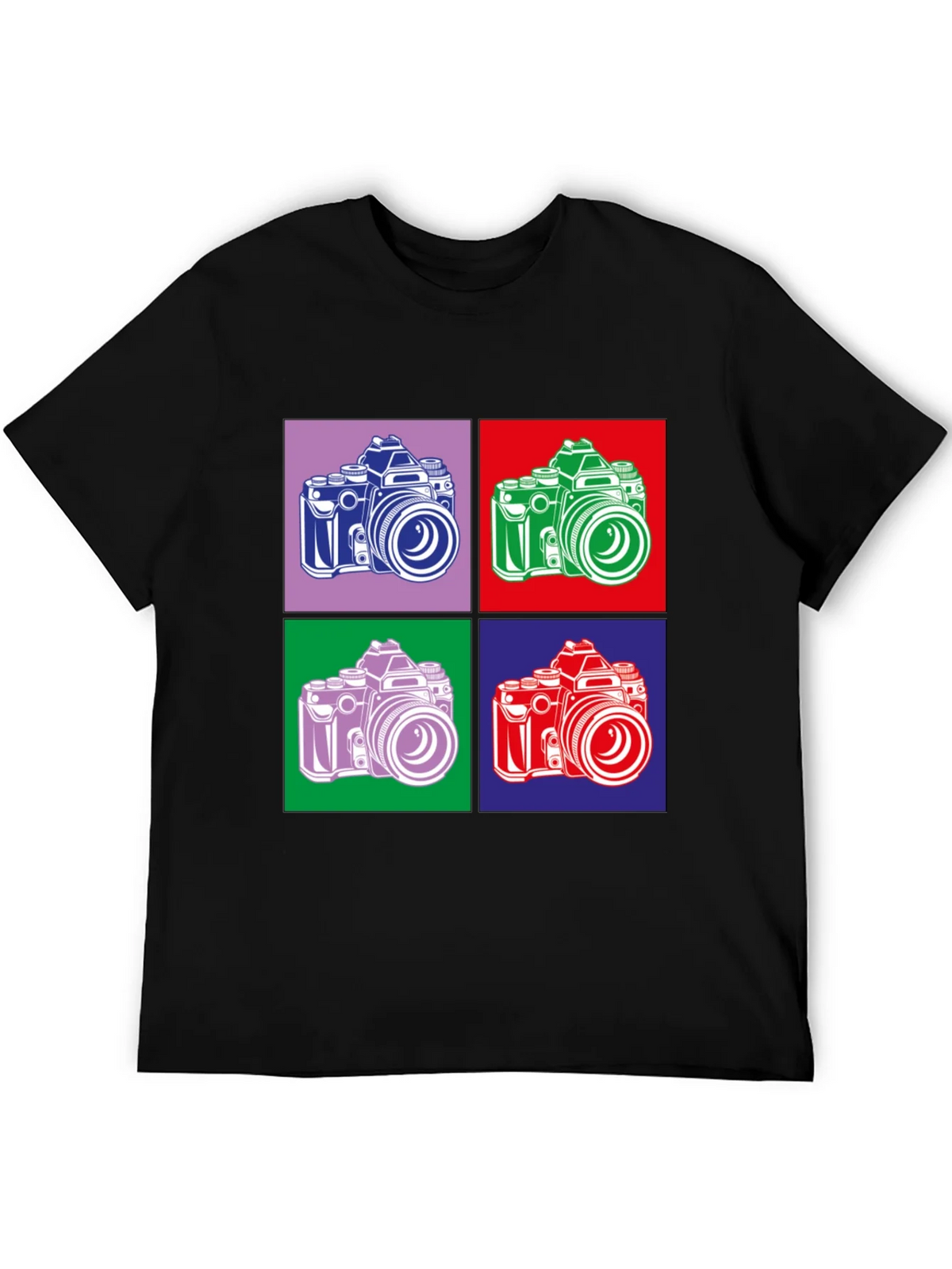 Retro Camera Graphic Tee - Pop Art Style product image 5