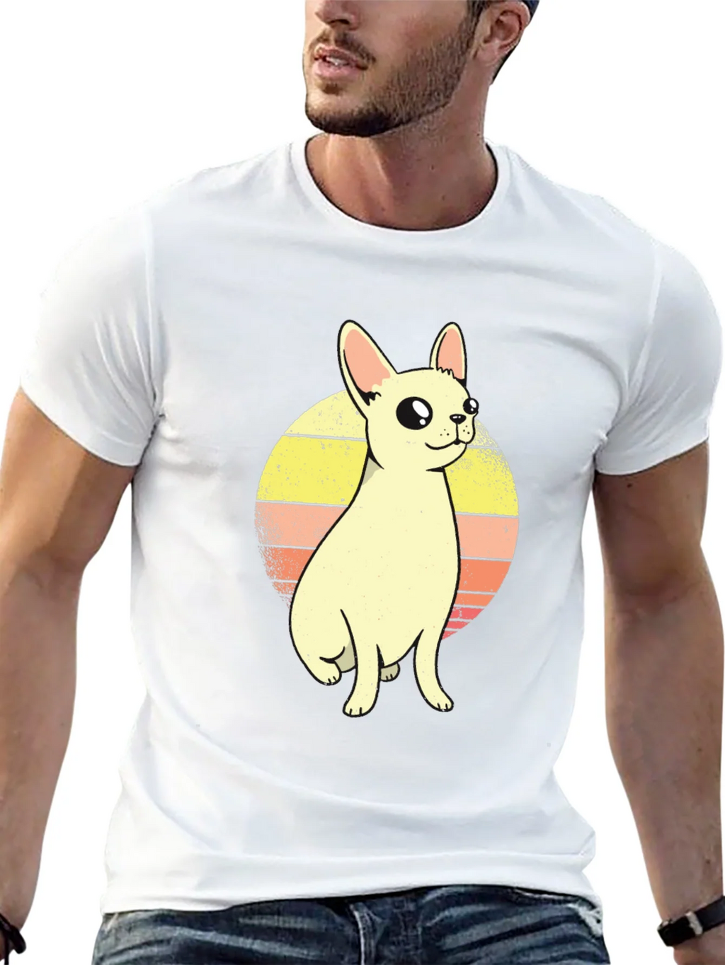 Retro Chihuahua Graphic T-Shirt product image 10