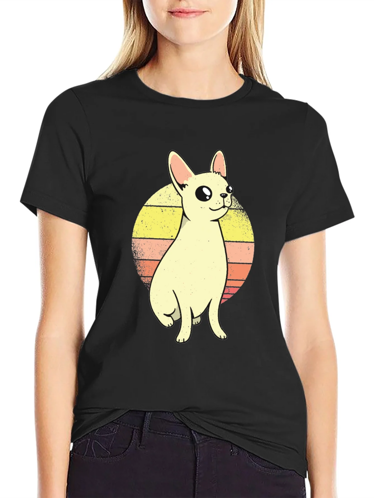 Retro Chihuahua Graphic T-Shirt product image 2