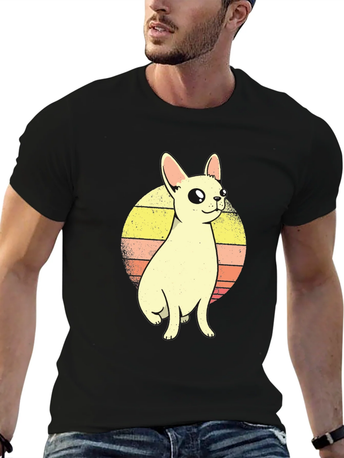 Retro Chihuahua Graphic T-Shirt product image 6