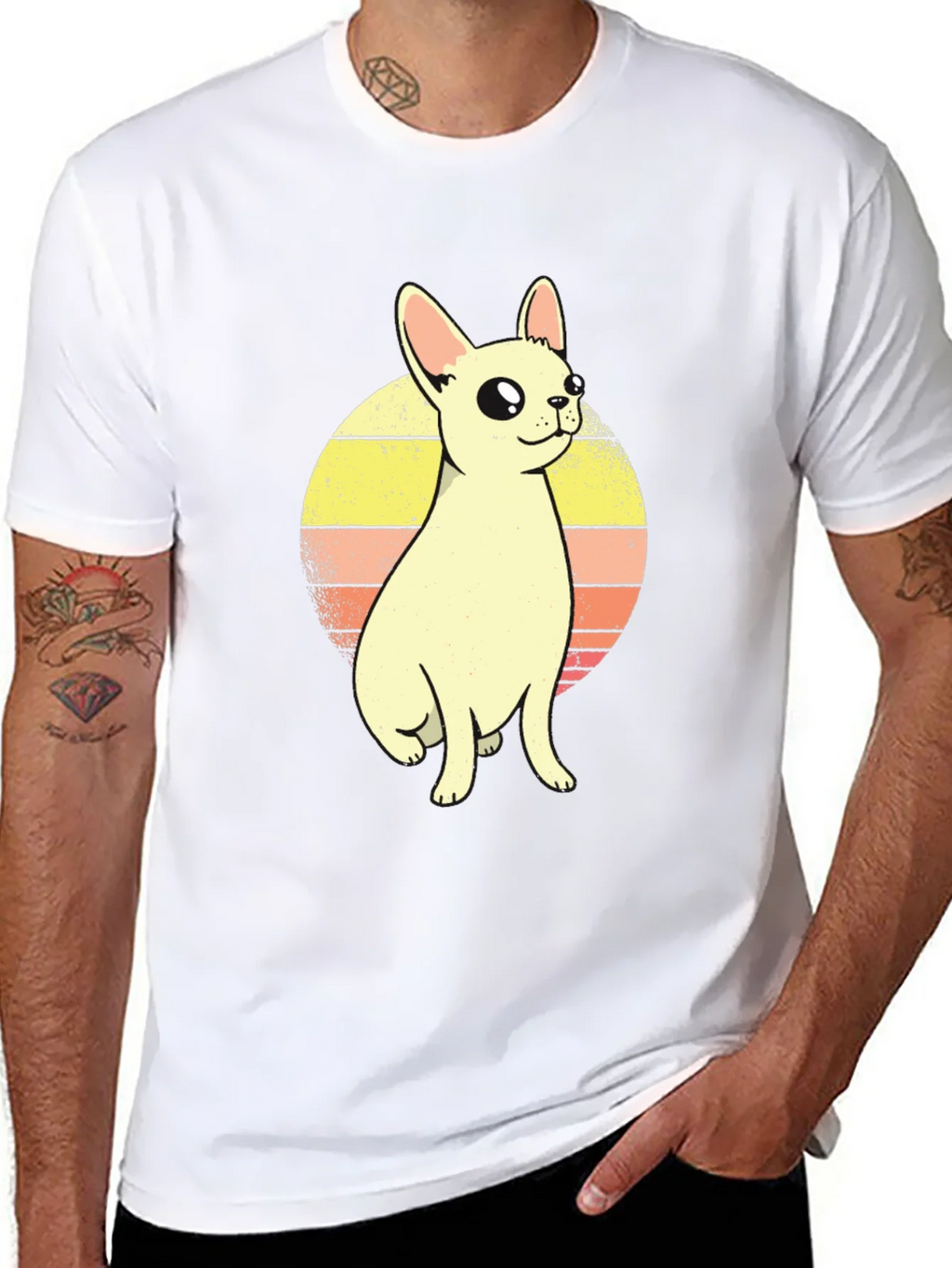 Retro Chihuahua Graphic T-Shirt product image 7