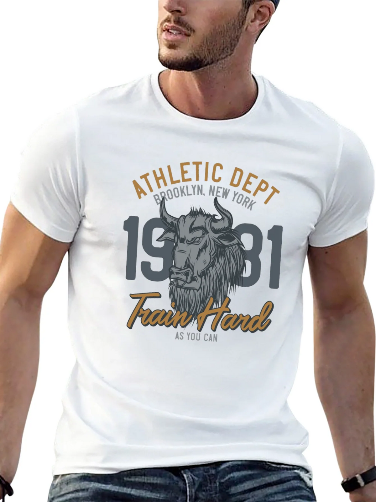 Athletic Dept T-Shirt - Brooklyn New York - Train Hard product image 12