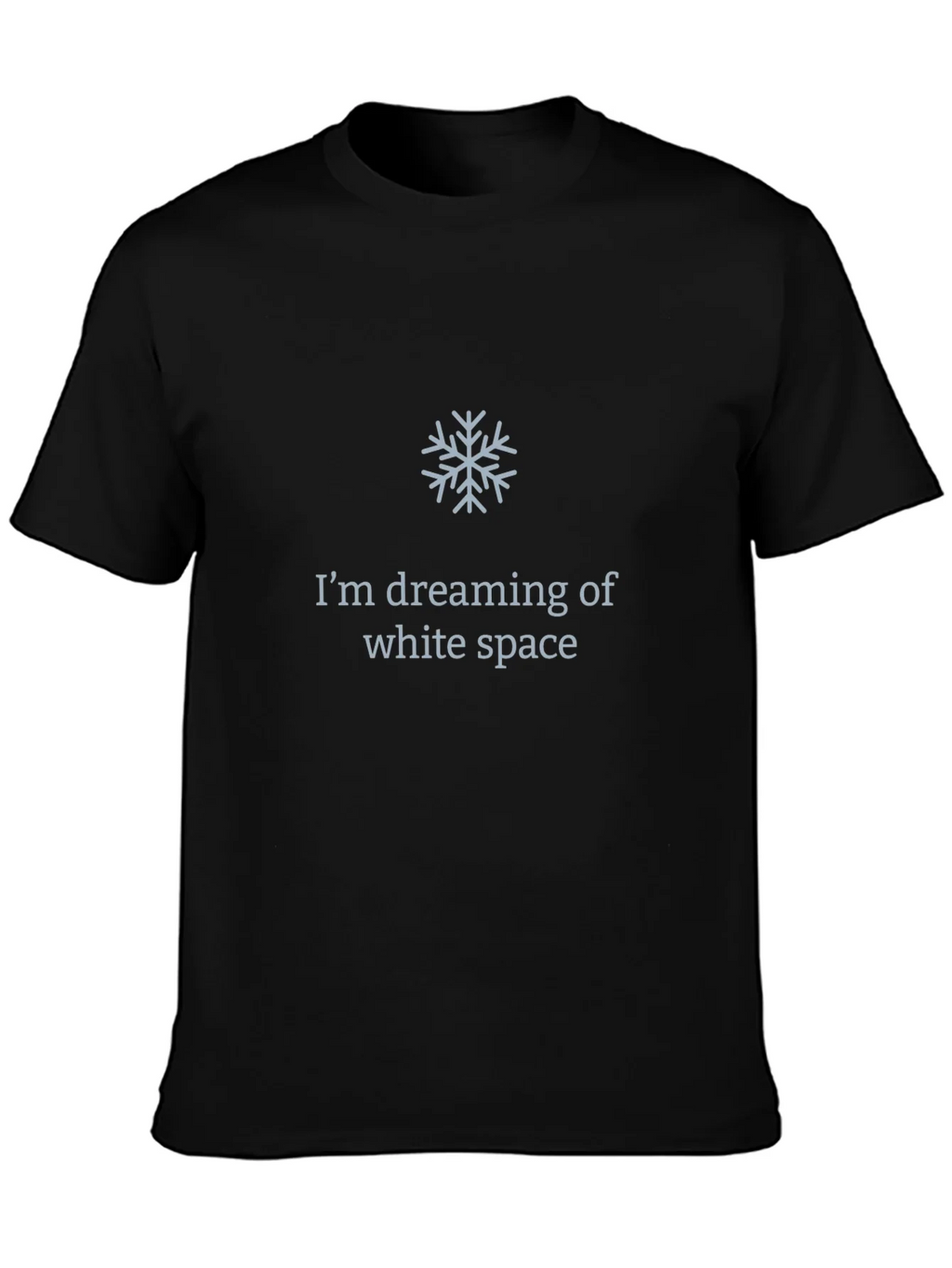 Dreaming of White Space Black T-Shirt product image 3