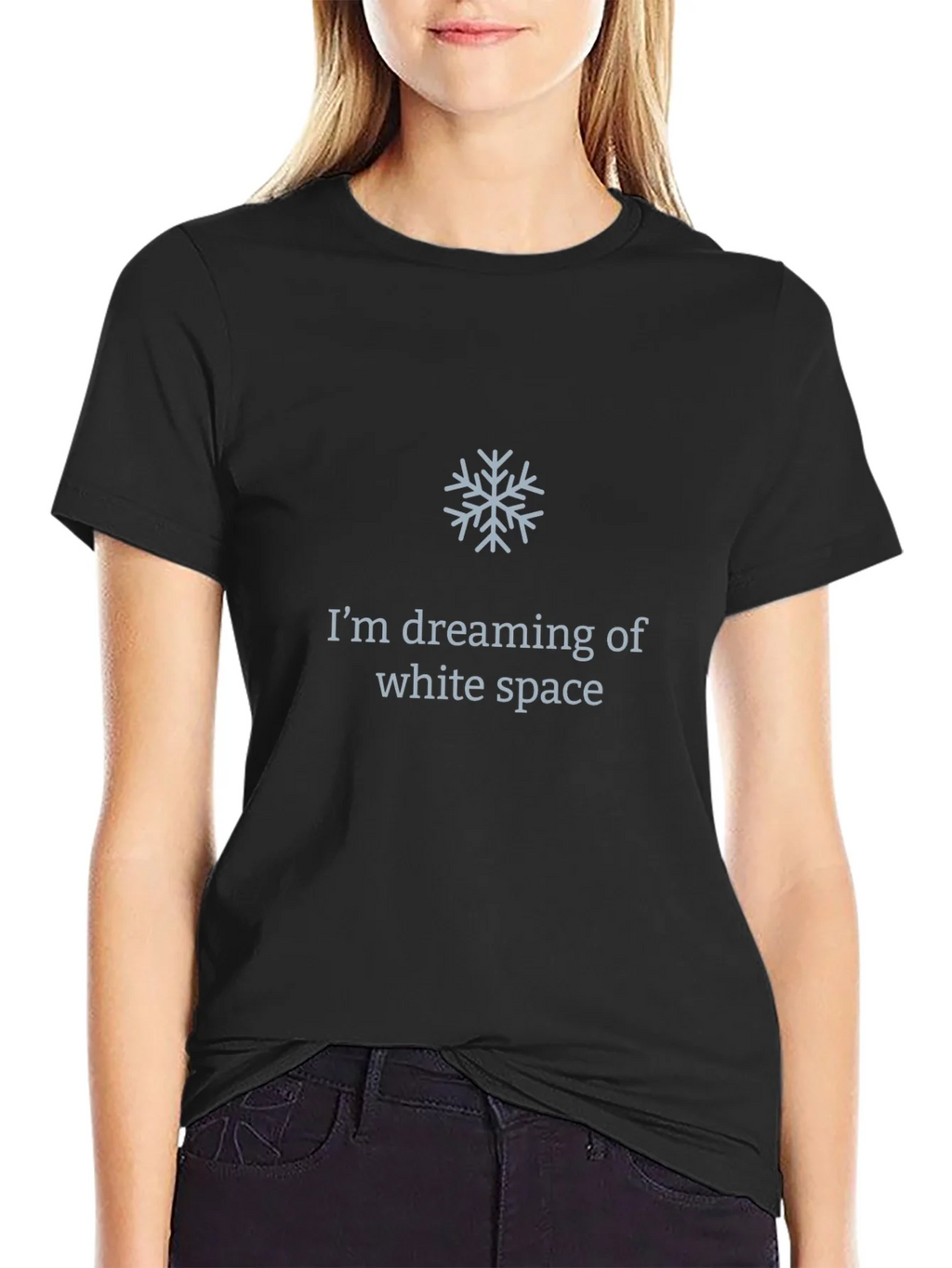 Dreaming of White Space Black T-Shirt product image 2