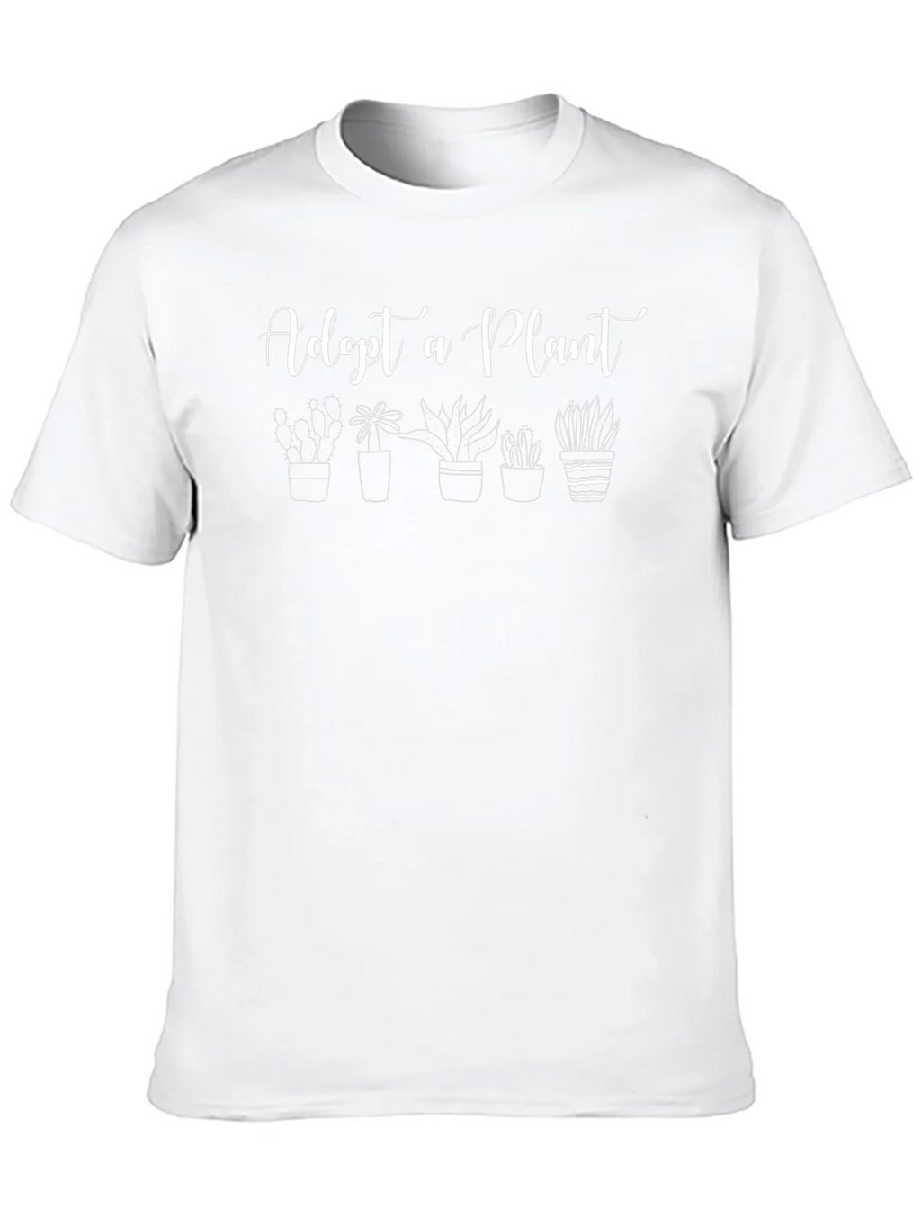 Adopt a Plant Graphic Tee Black Unisex Shirt product image 9