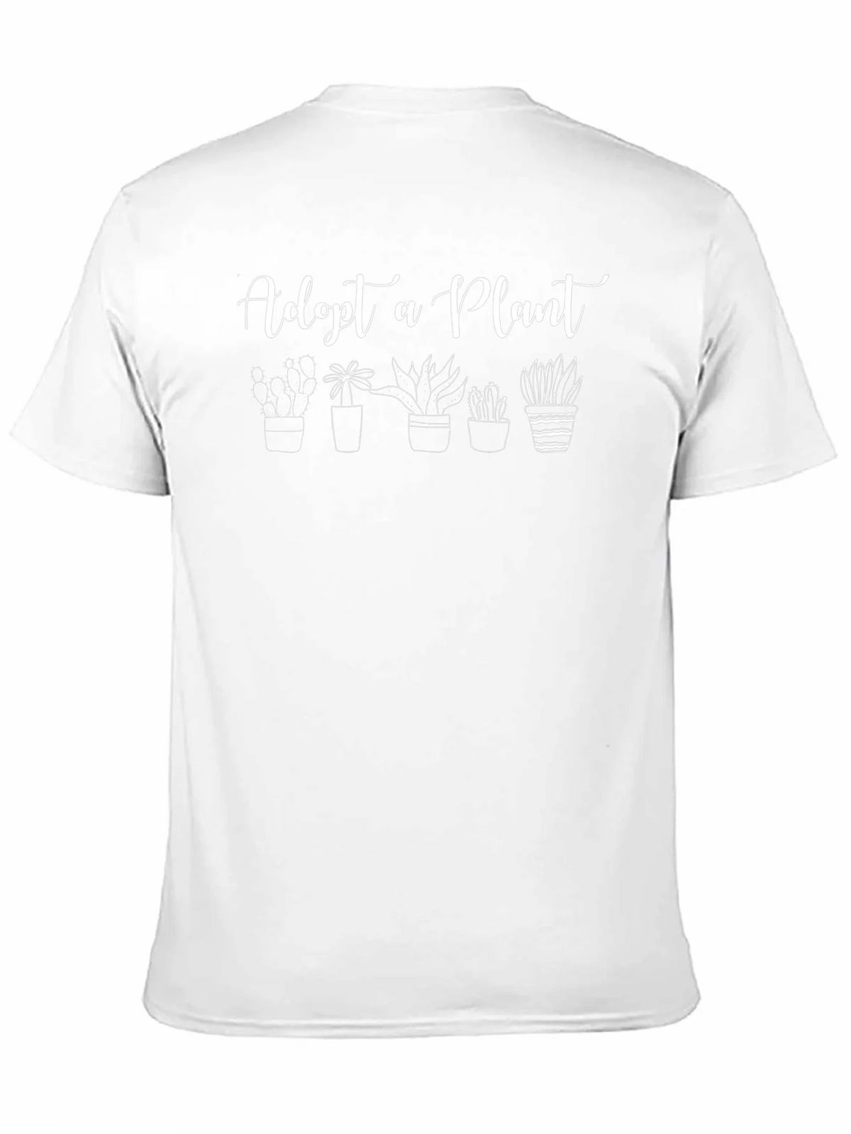 Adopt a Plant Graphic Tee Black Unisex Shirt product image 10