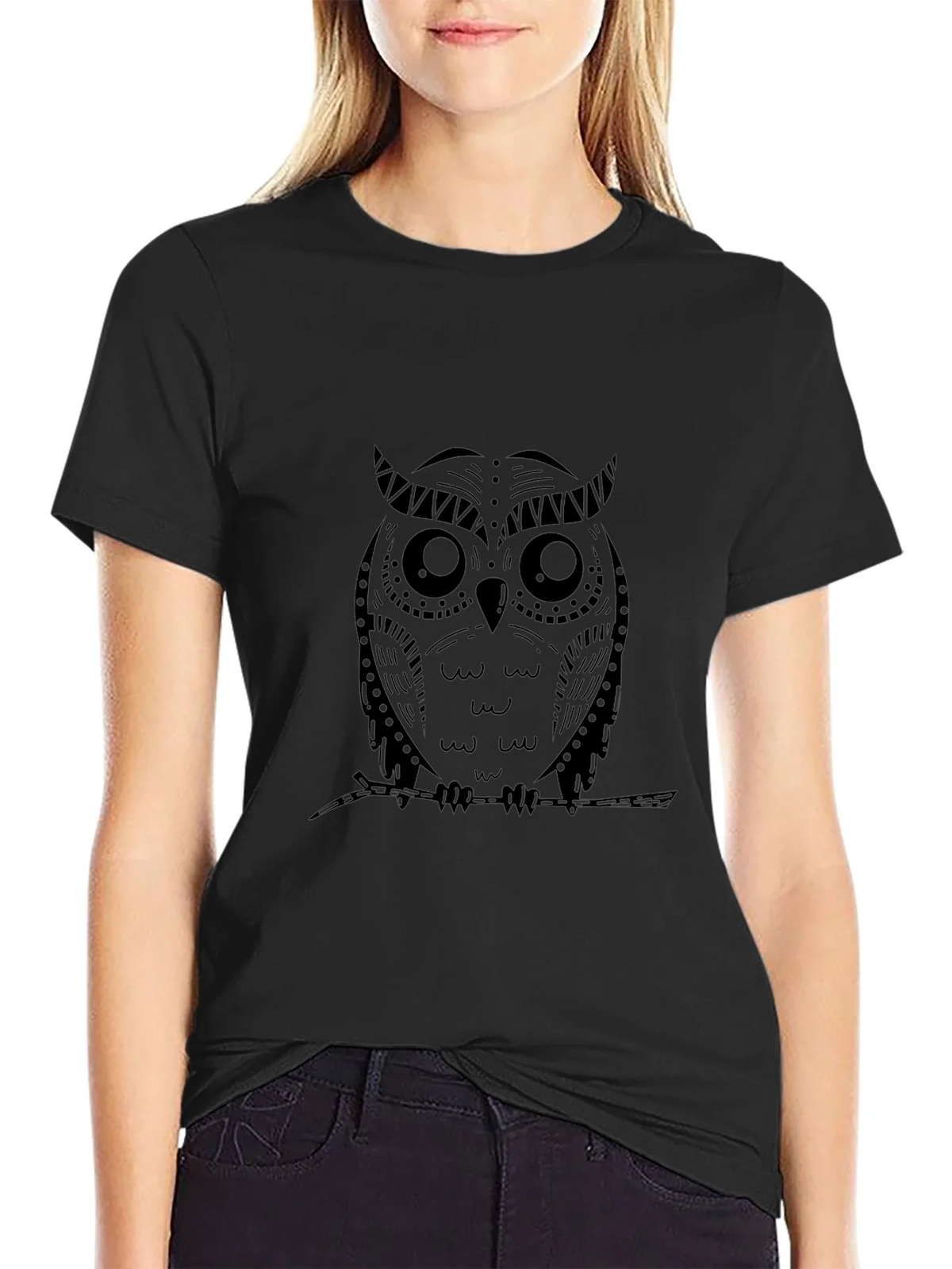 Black Owl Graphic Tee product image 2