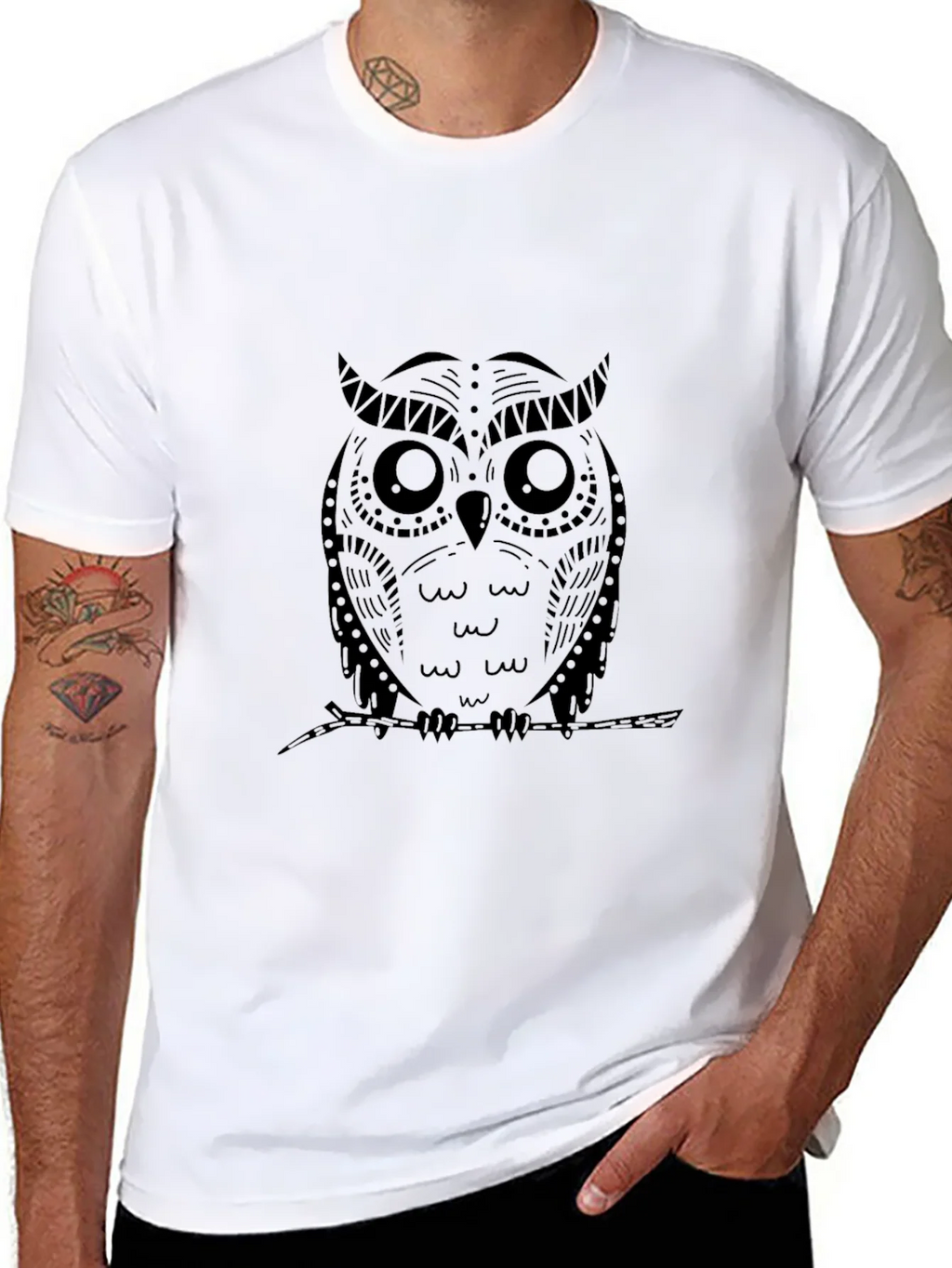 Black Owl Graphic Tee product image 7