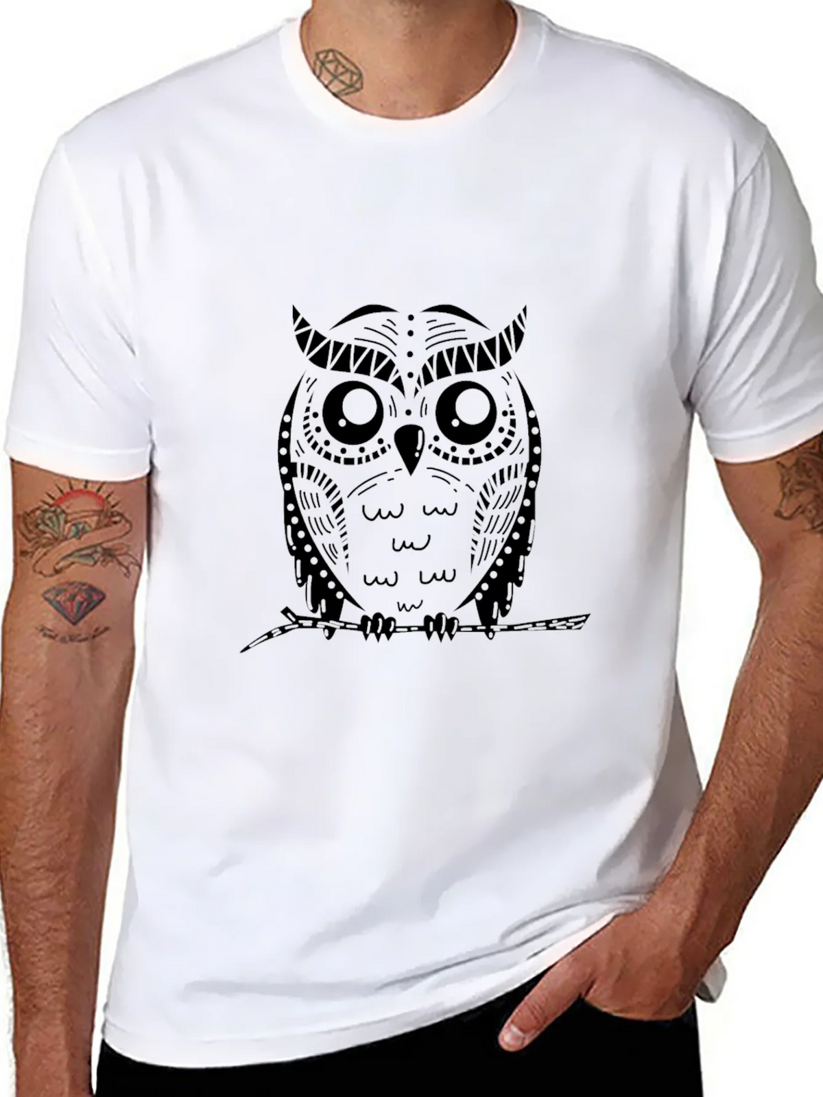 Black Owl Graphic Tee product image 7