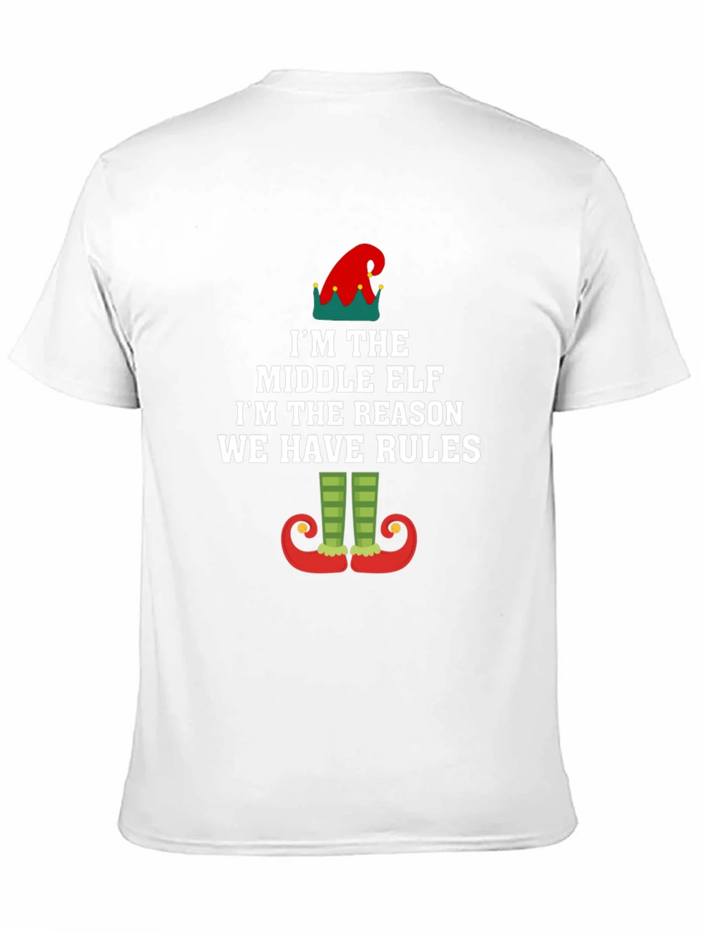 Middle Elf Rules T-Shirt - Funny Holiday Apparel product image 8