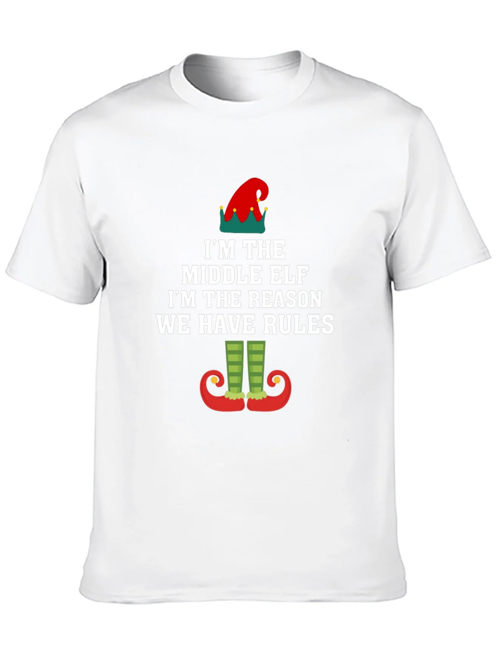 Middle Elf Rules T-Shirt - Funny Holiday Apparel product image 7