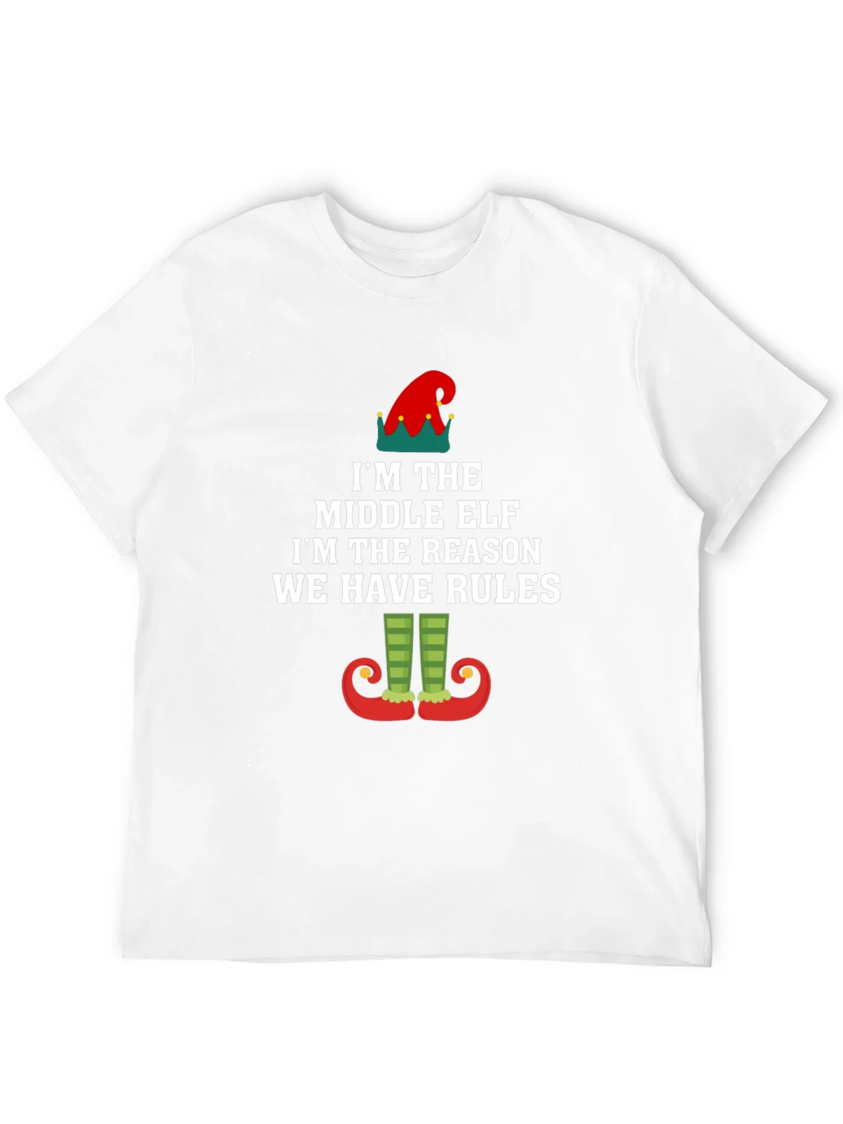 Middle Elf Rules T-Shirt - Funny Holiday Apparel product image 9