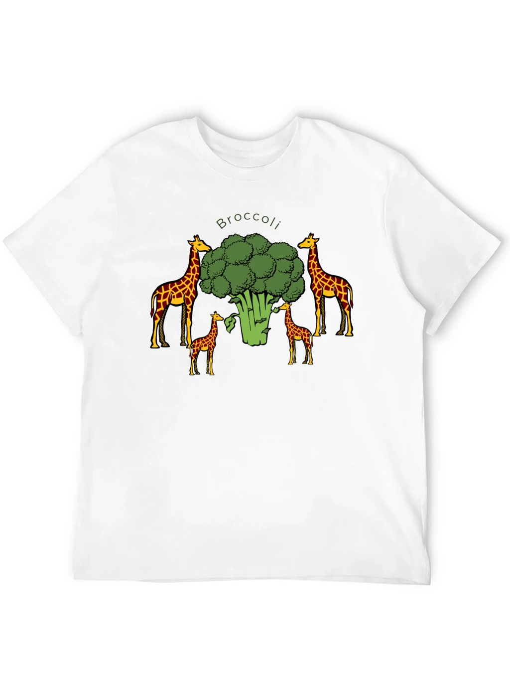 Broccoli Giraffe Graphic Tee product image 10