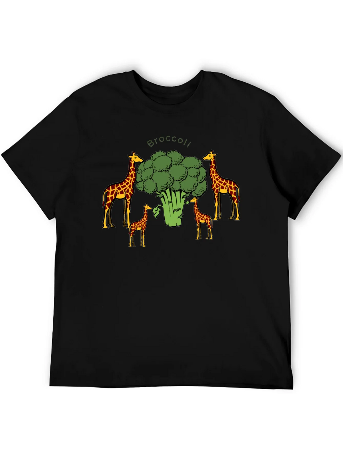 Broccoli Giraffe Graphic Tee product image 4