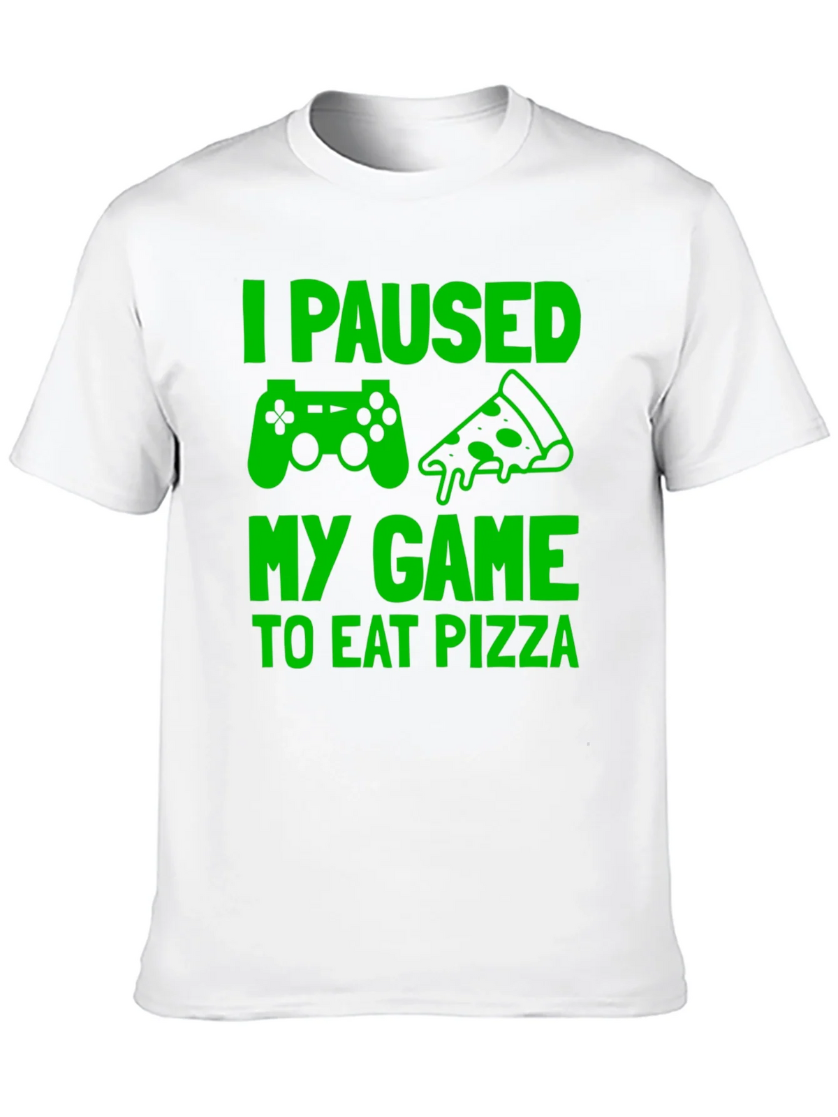 I Paused My Game to Eat Pizza Graphic Tee product image 9