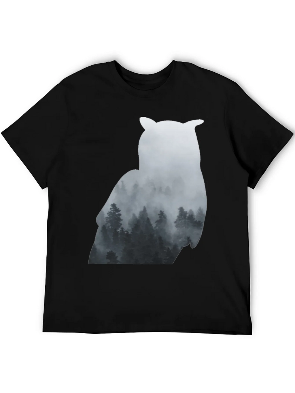 Owl Forest Silhouette Graphic Tee - Unisex product image 2