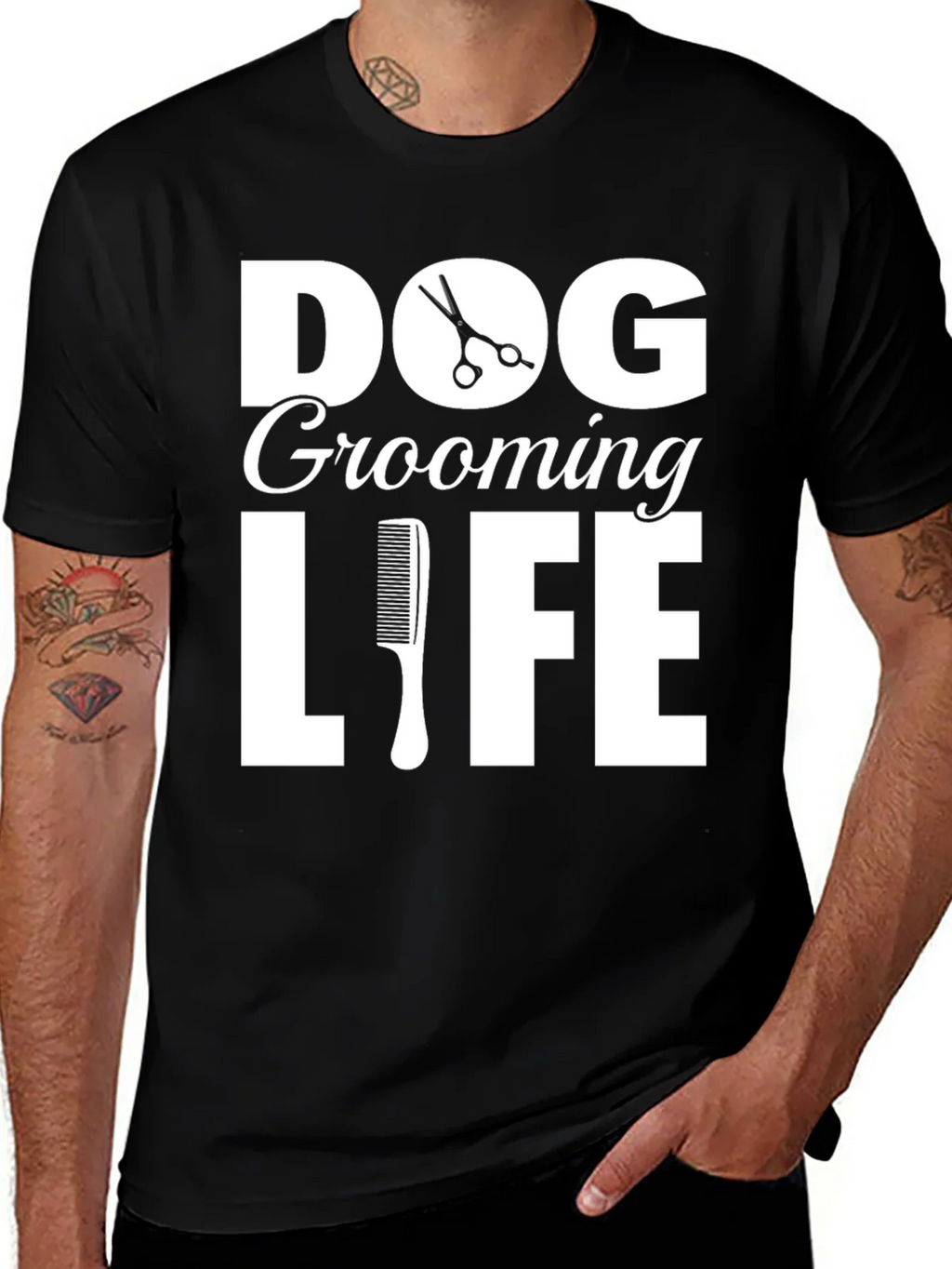 Dog Grooming Life T-Shirt - Stylish Pet Lover Tee product image 1