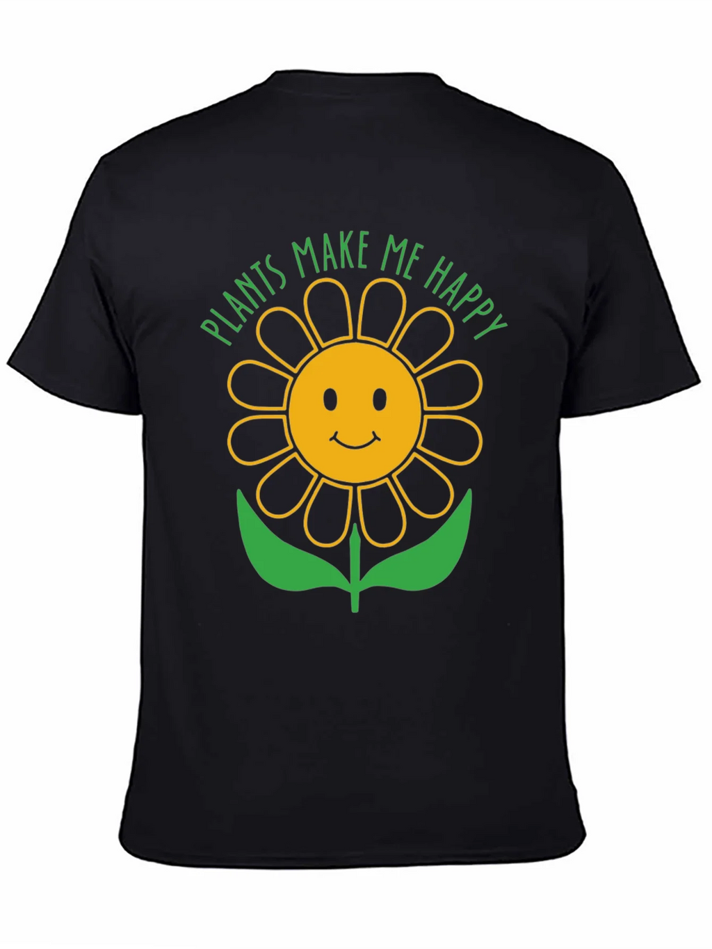 Plants Make Me Happy Sunflower Graphic T-Shirt product image 4