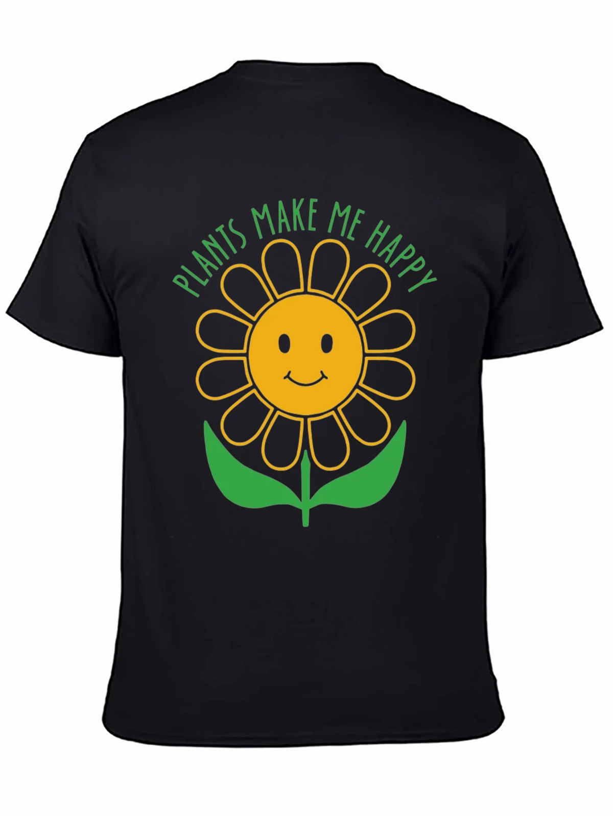 Plants Make Me Happy Sunflower Graphic T-Shirt product image 4