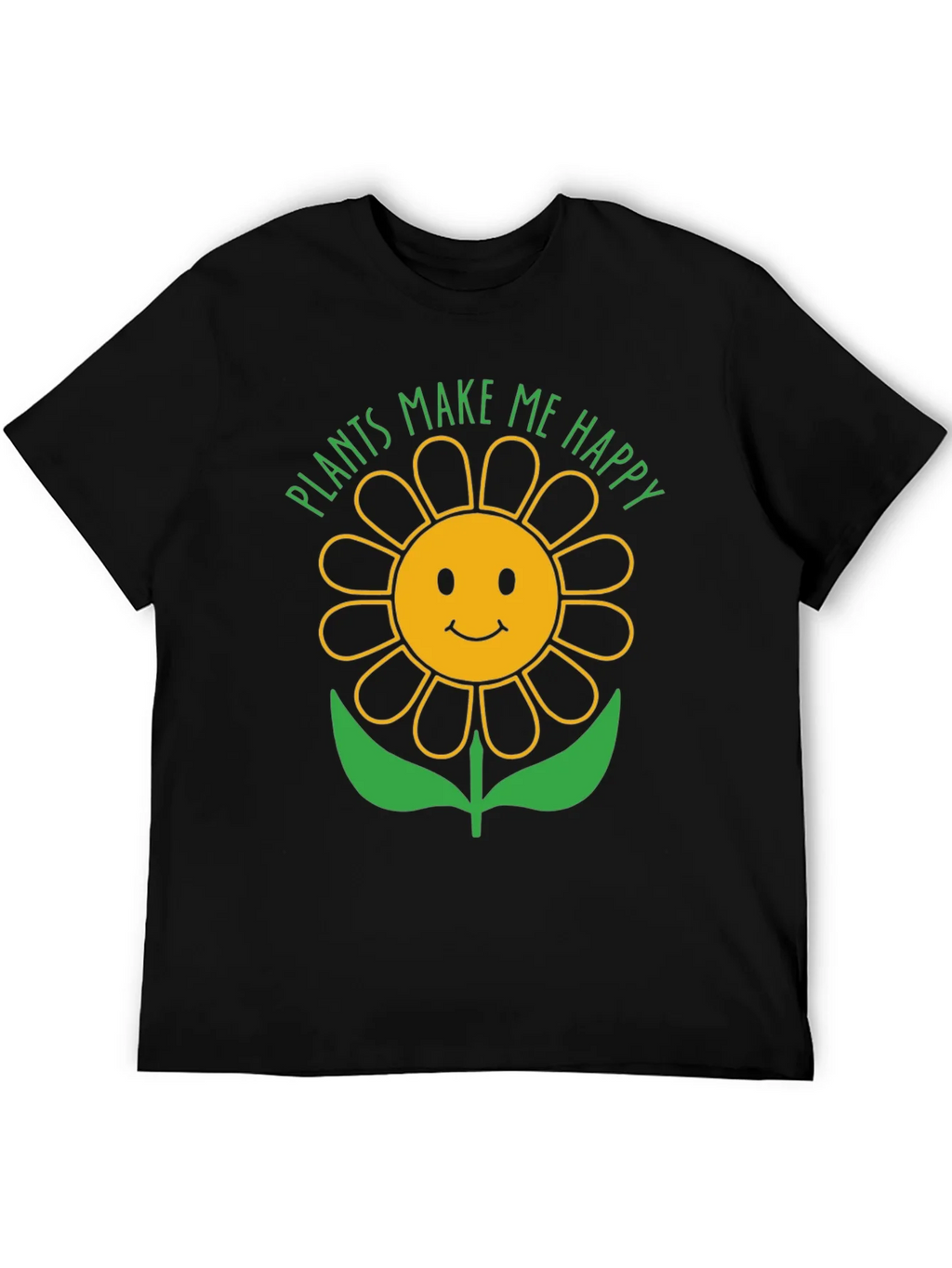 Plants Make Me Happy Sunflower Graphic T-Shirt product image 5