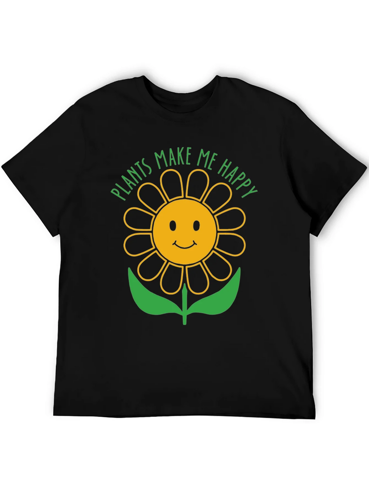 Plants Make Me Happy Sunflower Graphic T-Shirt product image 5