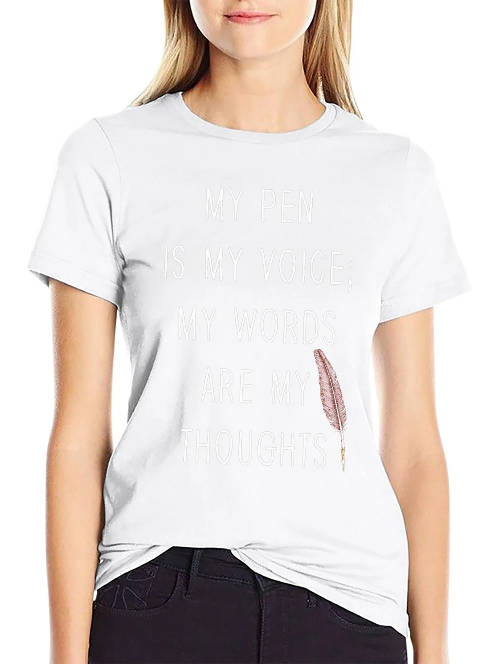 My Pen Is My Voice T-Shirt - Writers Tee product image 8