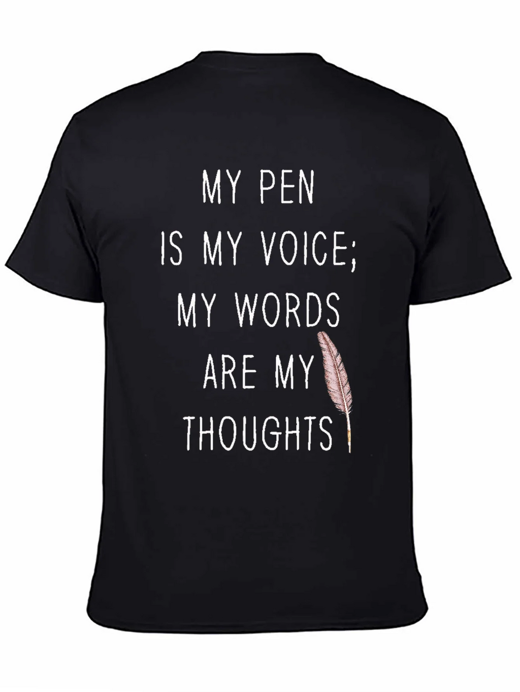 My Pen Is My Voice T-Shirt - Writers Tee product image 4