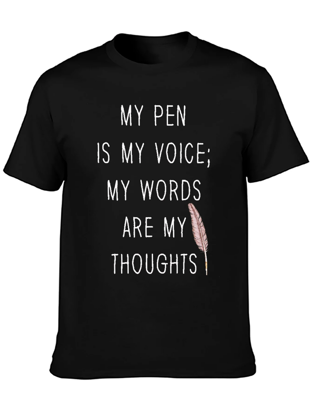 My Pen Is My Voice T-Shirt - Writers Tee product image 3