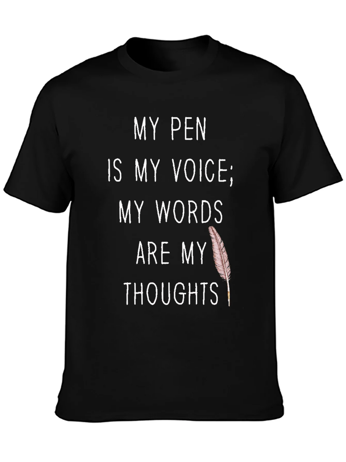 My Pen Is My Voice T-Shirt - Writers Tee product image 3
